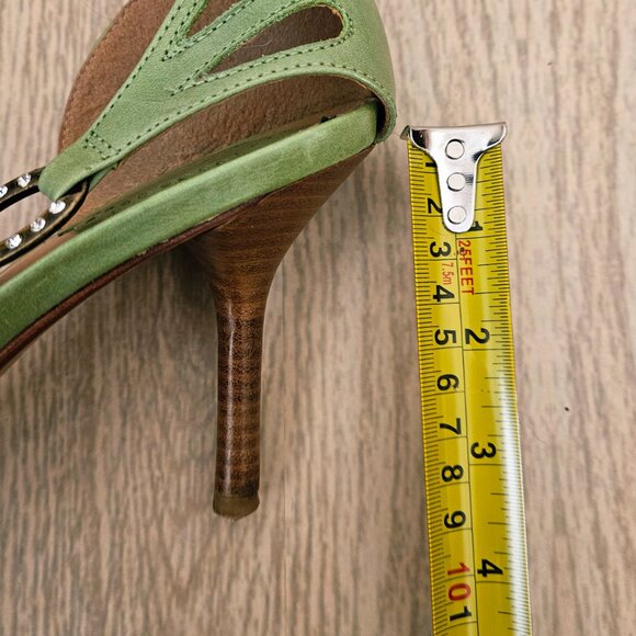 💚 ALDOs Genuine Leather Sandals with Gemstone Detail - Picture 3 of 8